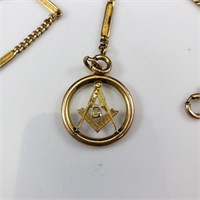 Masonic Pendant with Chain