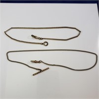 (2) Pocket Watch Chains