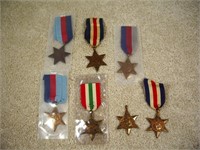 WW2 CAMPAIN STAR MEDALS