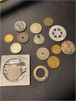 Vintage Advertising Prize Tokens Coins