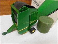 J. Deere round baler