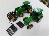 2-J. Deere 3140 tractors w/acc's
