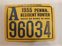 1955 Penna Resident Hunter license