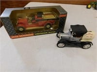 two truck banks Seagrave fire truck & other
