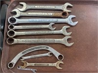 Lot of 10 craftsman wrenches