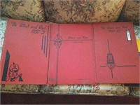 Three 1950s Hannibal High School yearbooks