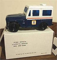 1970s #1356 Mail Jeep Bank New Old Stock