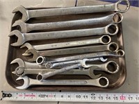 Lot of 12 wrenches s-k, craftsman, MIT