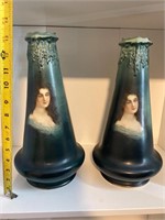 Vienna Austria Portrait Vases