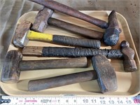 Lot of 6 hammers