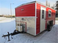 2006 8x16ft. Sleeper Fish House, Single Axle