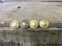 Rare 14K Caltex Recognition of Service Pins