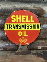 Original Shell Transmission Oil Enamel Sign