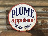 Original Plume Appotenic Double Sided Enamel Sign