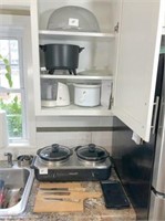 slow cookers, deep fryer & misc. kitchen items
