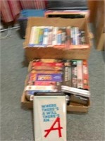 books & VHS movies