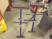 (2) Adjustable Stands w/ Rollers