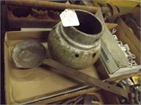 Antique Lead Smelter w/ Ladle