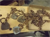 Vintage Trapper Tags w/Chain