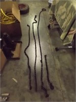 LOT:  Various Length Chains (Some with Hooks)