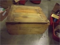 Wood Shipping Crate  21" W x 18" D x 11" T