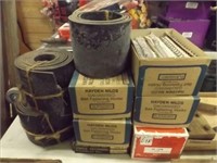 LOT: (3) Belts & 6 Boxes of Galv Fastening Hooks