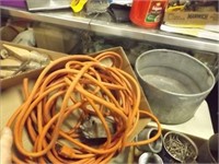 Extension Cord and metal Oil Pan
