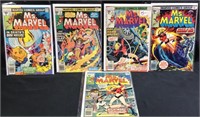 Marvel Ms. Marvel 3,5,6,7,8 comic books
