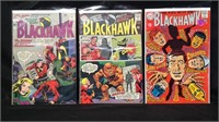 Vintage DC Blackhawk three comic books
