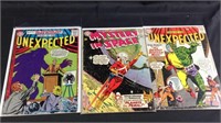 Three vintage DC comic mystery comic books