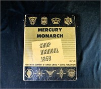 1959 MERCURY MONARCH CAR SHOP MANUAL BOOK