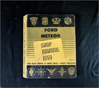 1959 FORD METEOR CAR SHOP MANUAL BOOK