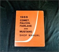 1966 FORD MUSTANG COMET CAR SHOP MANUAL BOOK