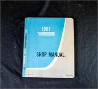 1961 FORD THUNDERBIRD T-BIRD CAR SHOP MANUAL BOOK