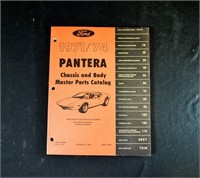 1971 / 74 PANTERA CAR MANUAL Parts Body Chassis