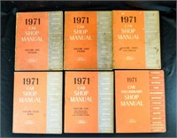 1971 FORD SHOP CAR MANUALS BOOK SET