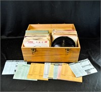 CASE FULL '45 RECORDS & 1960's CHUM HIT CHARTS 1