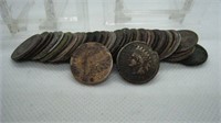 Lot of 39 Assorted Indian Head Pennies