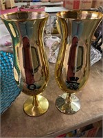 Pair mint julep glasses (bing crosby tournament)