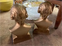 Pair of Inarco gold bookends