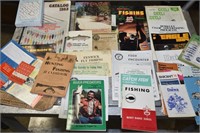 MANY VINTAGE FISHING BROCHURES & MORE !-A-3