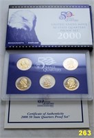 2000 US Qtrs Mint Set