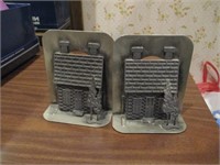 (2) Vintage Metzke 1977 Bookends