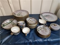 UCAGCO Occupied Japan Bamboo Dishes