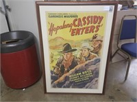 Original 1935 lg Hopalong Cassidy Movie Poster