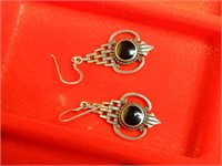 Vintage Art Deco Style Earrings marked 925