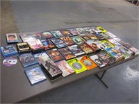 (46) Assorted DVDs and VHS Tapes