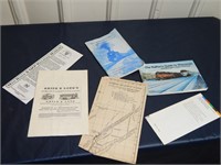 Group of Railroad related paper items