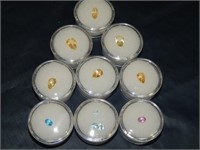 9 Gemstones .51 - 1.65 ct. CITRINE, Topaz, Saphire