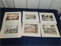 6 KC Area Etching by M. Brenton 1947-1952